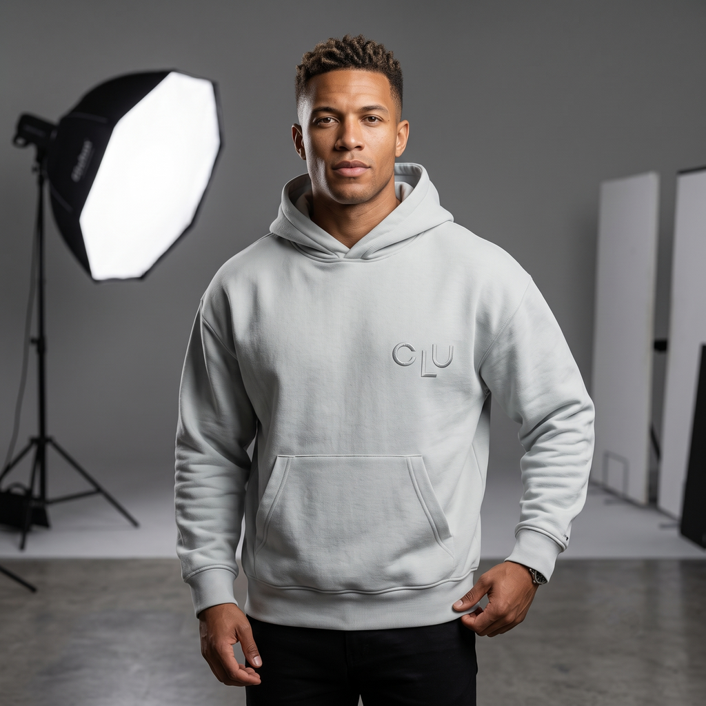 CLU- Hoodie Mustang Off White